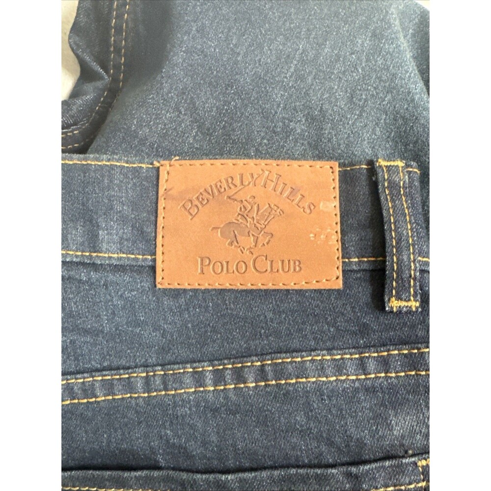 Beverly Hills Polo Club Jeans Men’s 30x30 Slim Fit Stretch Denim Blue - Picture 4 of 12